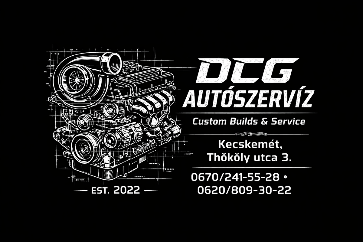 D.C.G Autószervíz logó